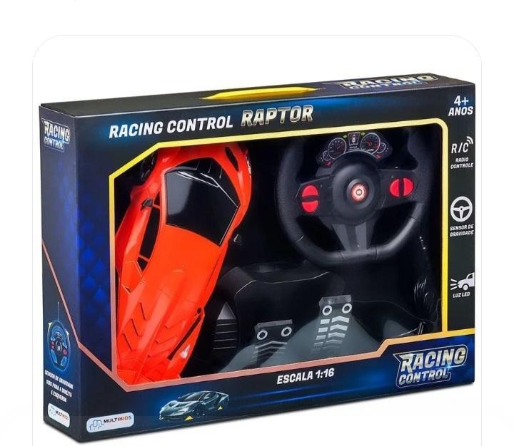 Realistic RC Car Blue Black Racing Toy for Kids
