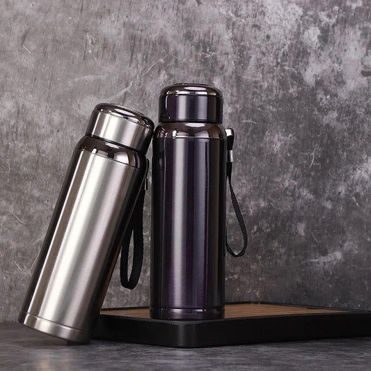 Stainless Steel Water Bottle 316 Gold Blue Vacuum Insulated