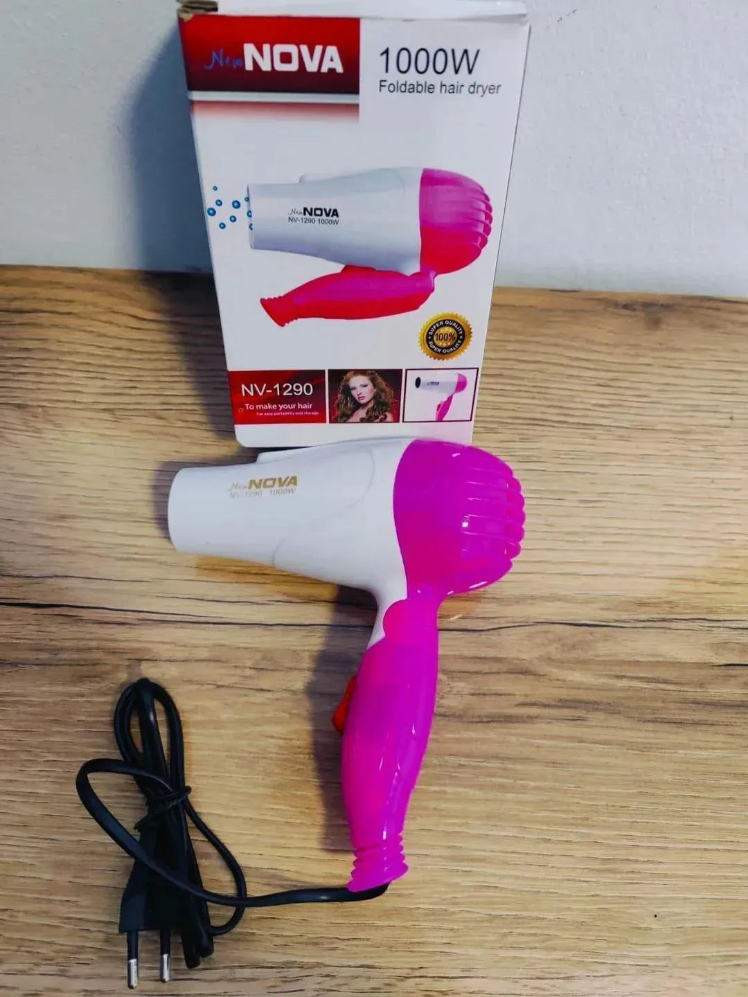 Nova Fast Drying Hair Dryer Pink ABS