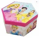 Hexagonal Coloring Kit for Kids with Princess Design