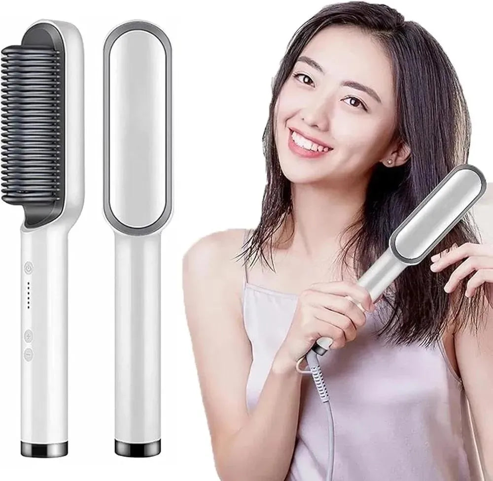 Corded Hair Dryer Brush Green Black Salon Quality