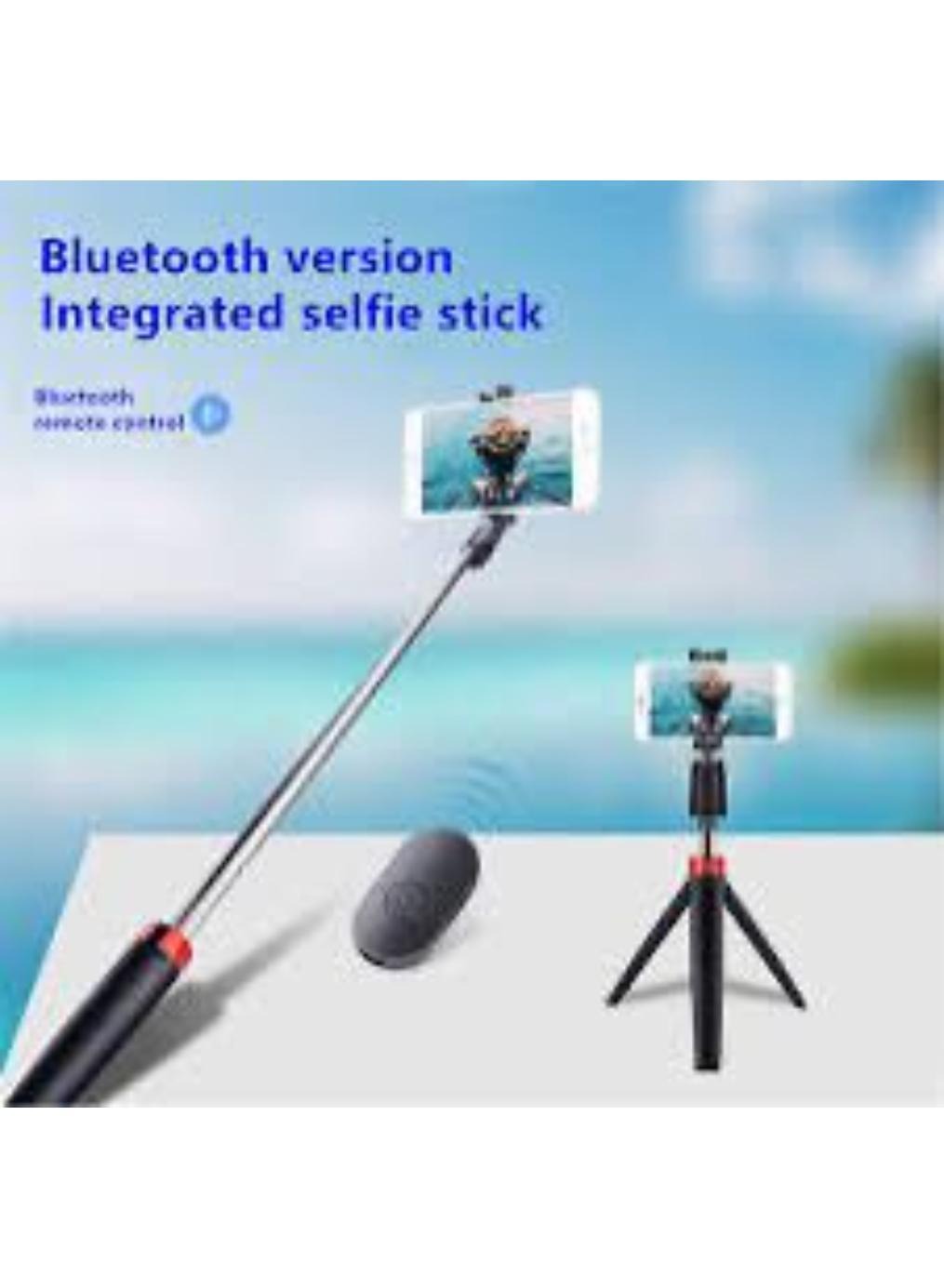 Selfie Stick Black ABS Tripod Base Adjustable Arm