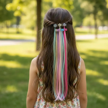 Stylish Star Hair Clips ABS Plastic for Girls