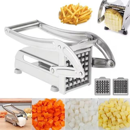 Stainless Steel Potato French Fry Cutter, Durable & Easy to Clean