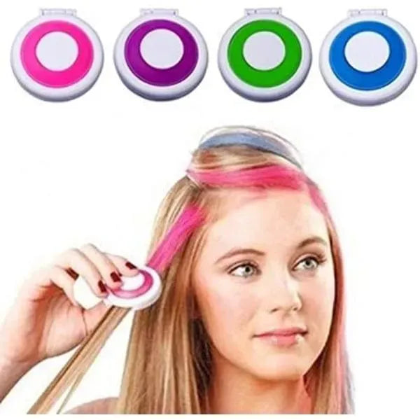 Vegan Hair Chalks 4 Colors Washable Party Hair Color