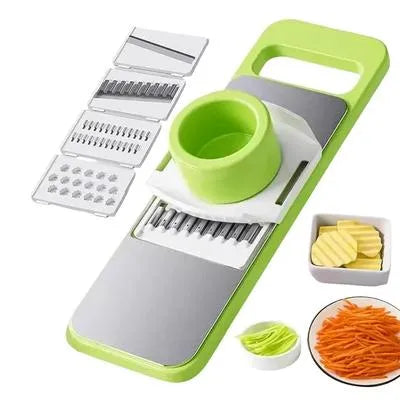 Stainless Steel Garlic Slicer Green 3Pcs