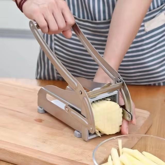 Stainless Steel Potato French Fry Cutter, Durable & Easy to Clean