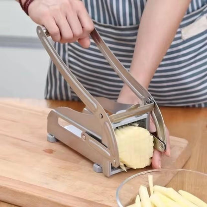 Stainless Steel Potato French Fry Cutter, Durable & Easy to Clean