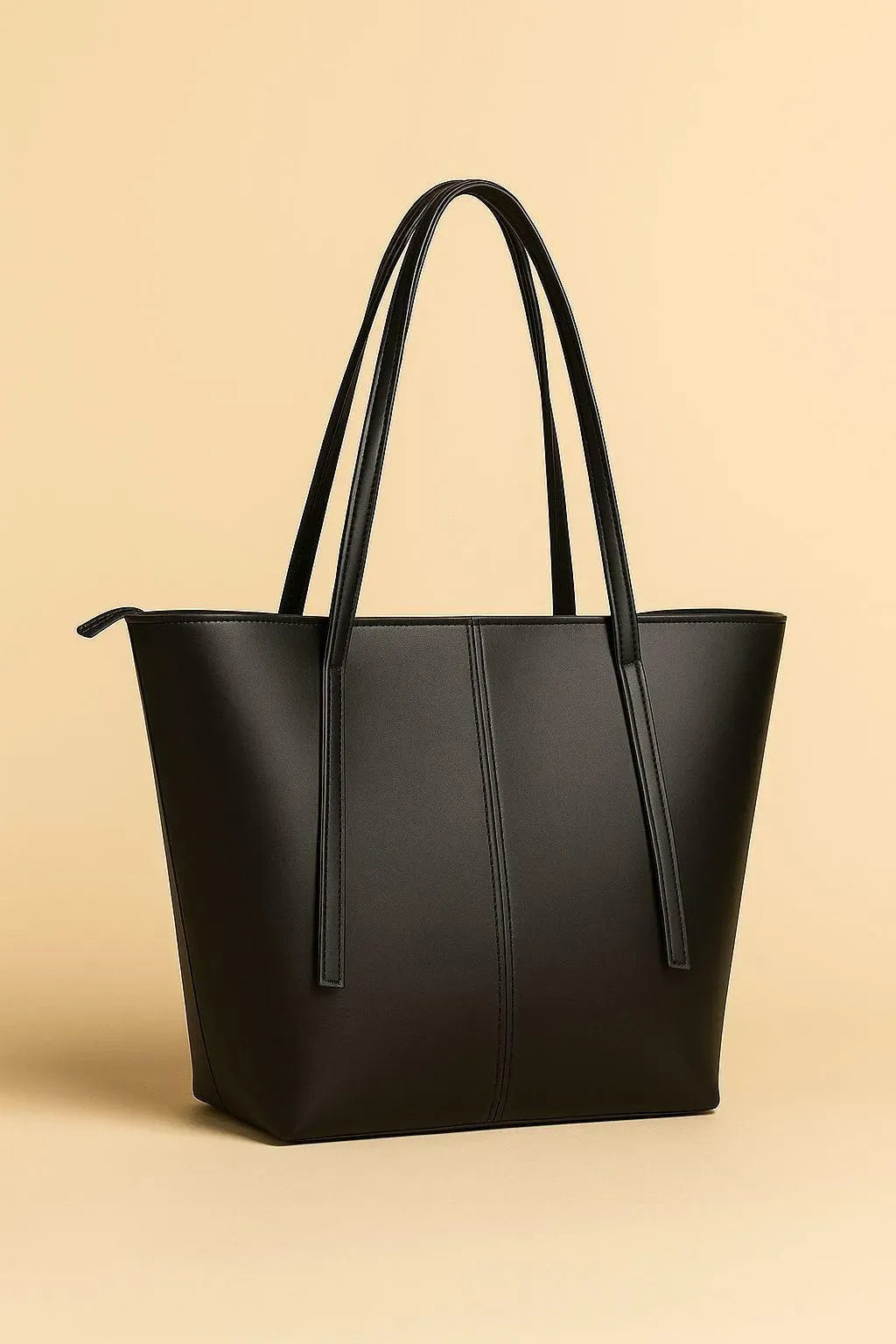 Brown Rexine Tote Bag for Girls School Office Use