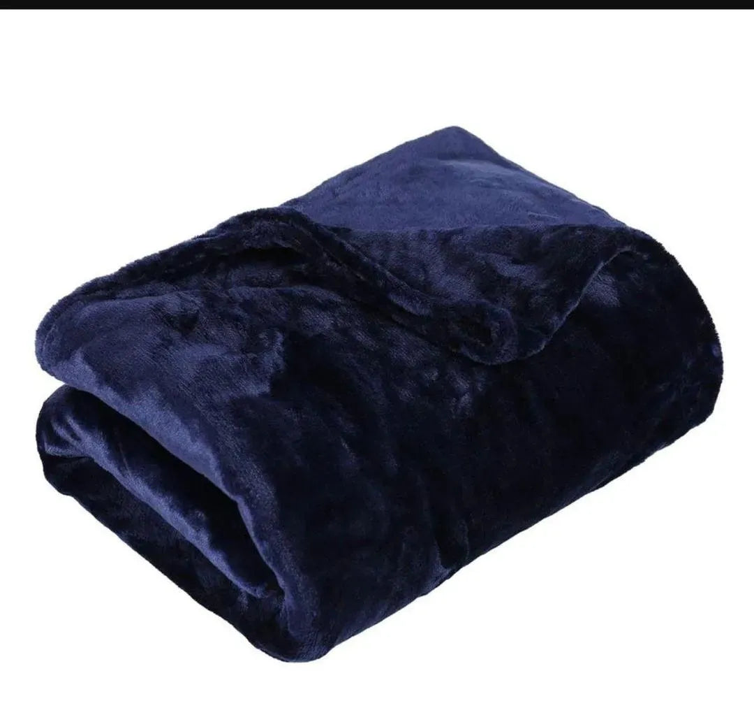 Soft Velvet Fleece Bedsheet Golden 3-Piece Set