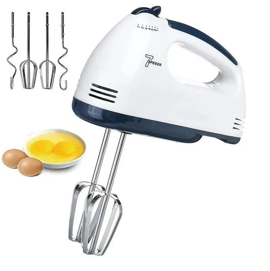 White 3-Piece ABS Egg Beater Set