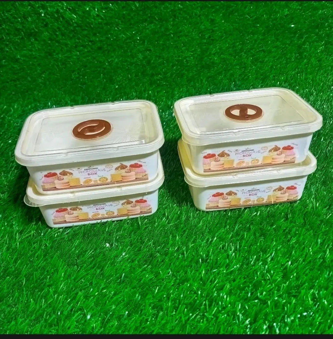 Fancy Storage Boxes Stackable Locking Lid Plastic