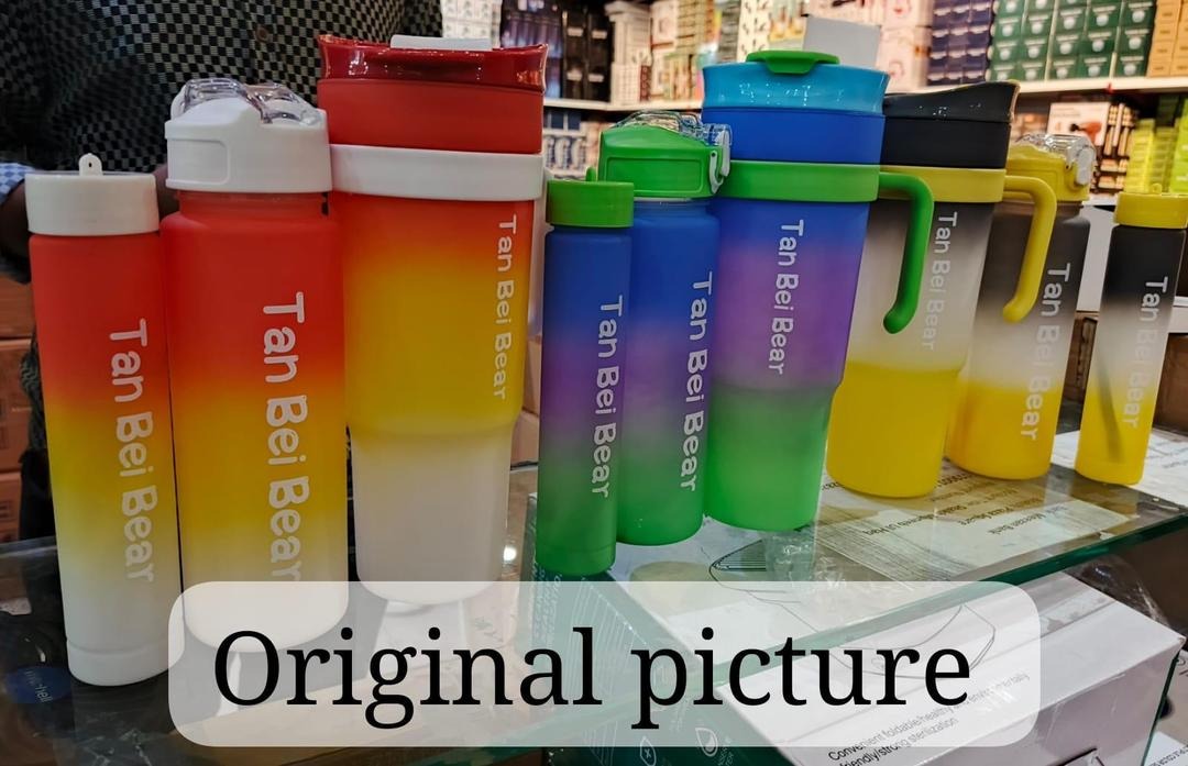 Premium Leak-Proof Gradient Water Bottles Pack of 3