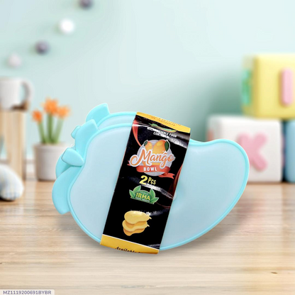 Blue Bento Lunch Boxes with Bow Accents