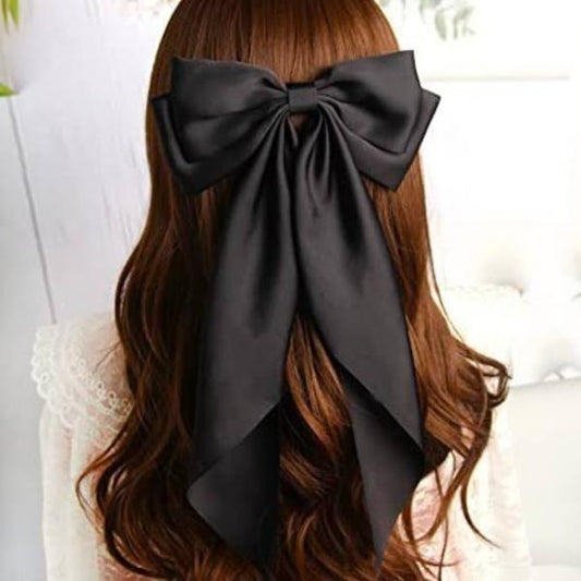 Premium Silk Hair Clips Maroon Black Green Full Length
