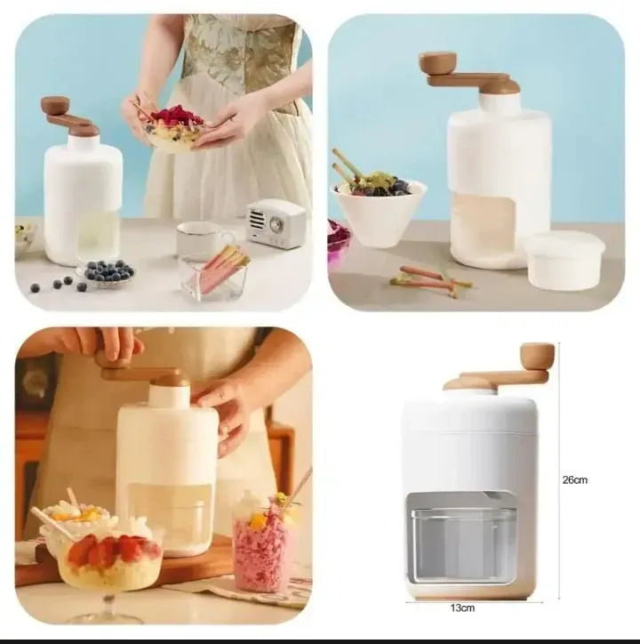 Manual Ice Crusher Machine for Home & Outdoor Use