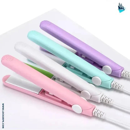 Mini Hair Straightener ABS Plastic Corded 15W