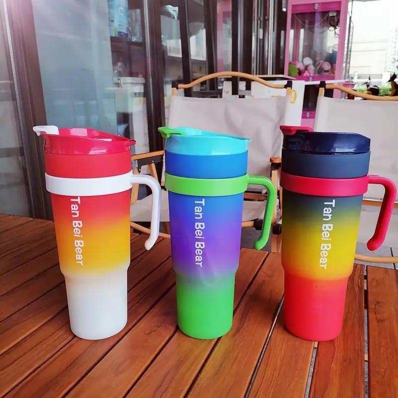 Premium Leak-Proof Gradient Water Bottles Pack of 3