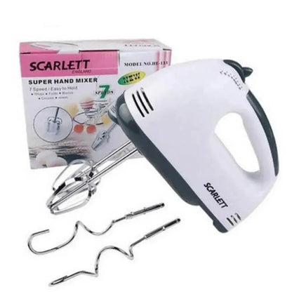 Electric Egg Blender 7 Speed 180W White
