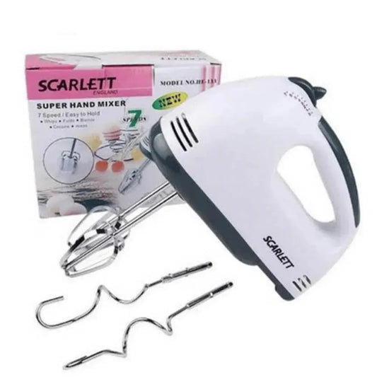 Electric Egg Blender 7 Speed 180W White