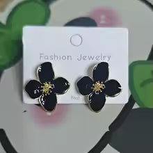 Hibiscus Dropped Glaze Flower Stud Earrings for Women Girl French Vintage 2025 Fashion Korean Wedding Romantic Jewelry Gifts