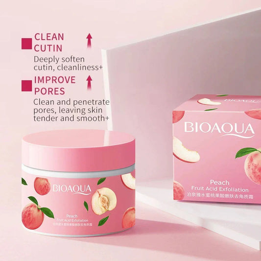 Bioaqua Peach Extract Fruit Acid Exfoliating Face Gel Cream 140g