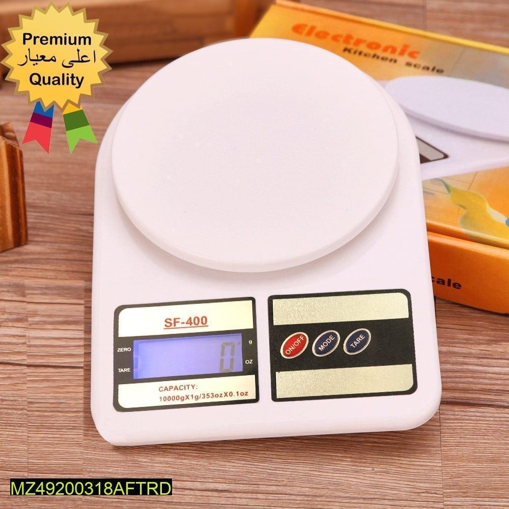 Digital Kitchen Scale 1-10kg LED Light Free 2AA Batteries