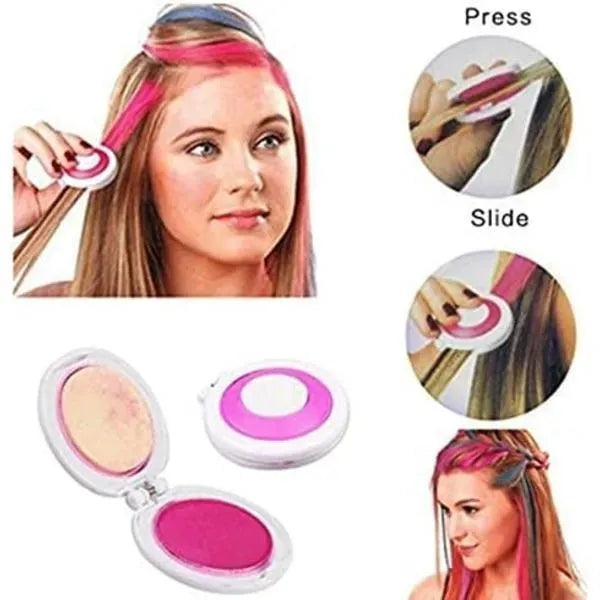 Vegan Hair Chalks 4 Colors Washable Party Hair Color