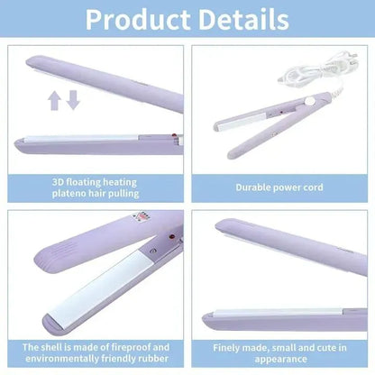 Mini Hair Straightener ABS Plastic Corded 15W