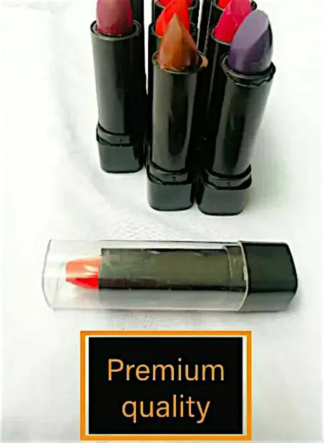 MZ1408200565IATS  Matte Lipstick Pack of 12 Bold Shades
