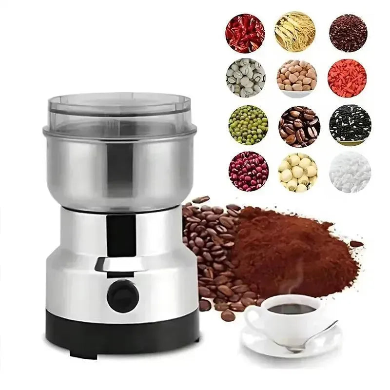 Stainless Steel Spice & Coffee Grinder 50ml Black