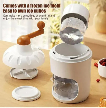 Manual Ice Crusher Machine for Home & Outdoor Use