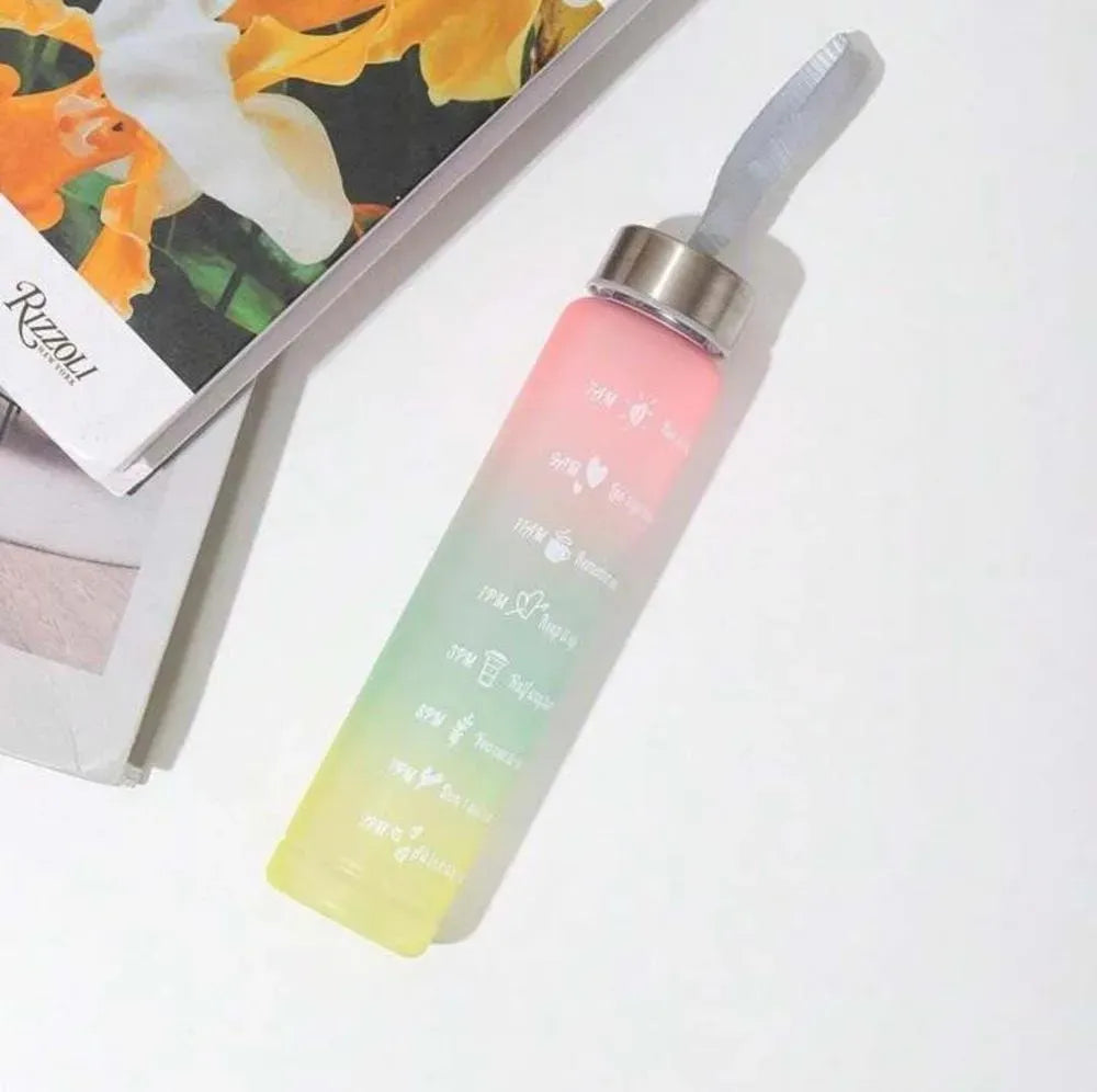 3 Pcs Gradient Water Bottles for Gym & Office Use