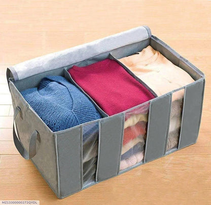 Grey Non-Woven Storage Bag for Home & Travel