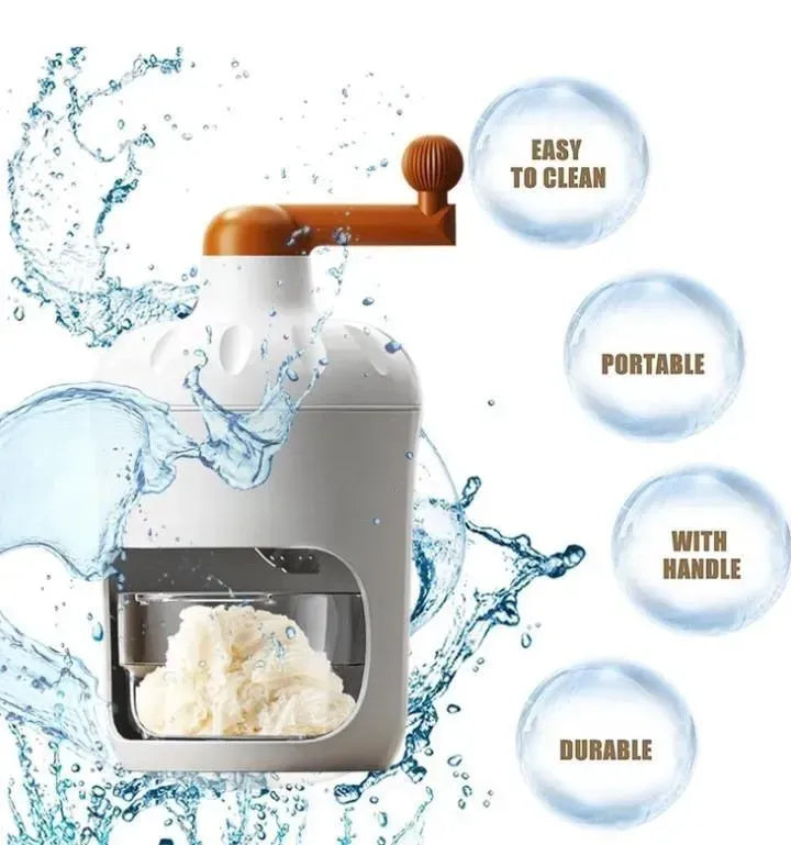 Manual Ice Crusher Machine for Home & Outdoor Use