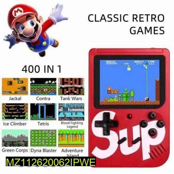 Portable Video Game for Kids, Durable Plastic, 6-Hour Battery, 3" Screen