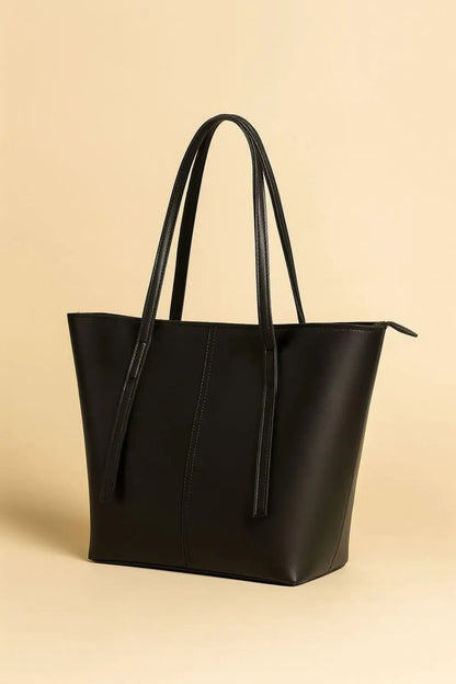 Brown Rexine Tote Bag for Girls School Office Use